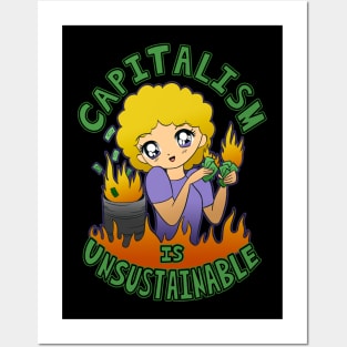 Capitalism Cutie Version 3 Posters and Art